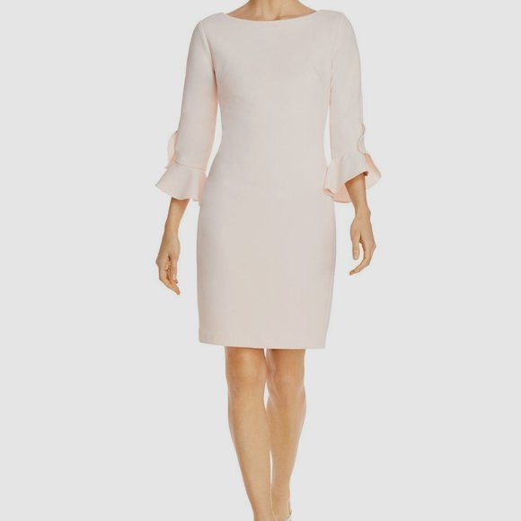 Karl Lagerfeld Dresses & Skirts - Karl Lagerfeld Pink Ruffle Sleeve Dress